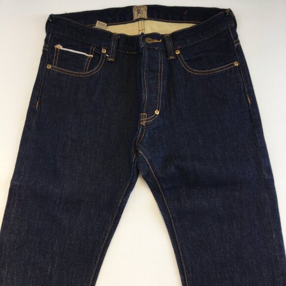 PSPS Skinny Fit Button Fly Selvedge Jeans 32 - Picture 5 of 12